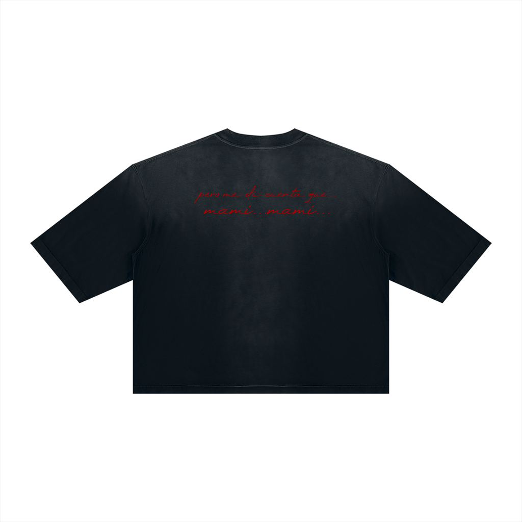LU4F-Unisex Vintage Wash Sunfade Boxy T-Shirt