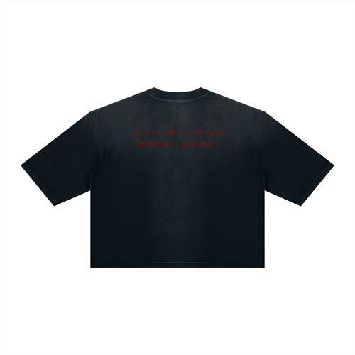 LU4F-Unisex Vintage Wash Sunfade Boxy T-Shirt